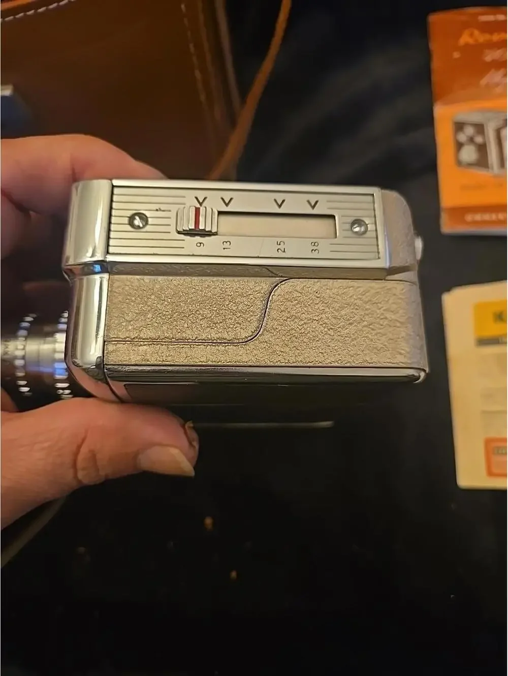 Vintage Revere 8 Model 44 8mm Movie Camera With Case